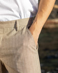 Pantalone Lipari Beige Scuro